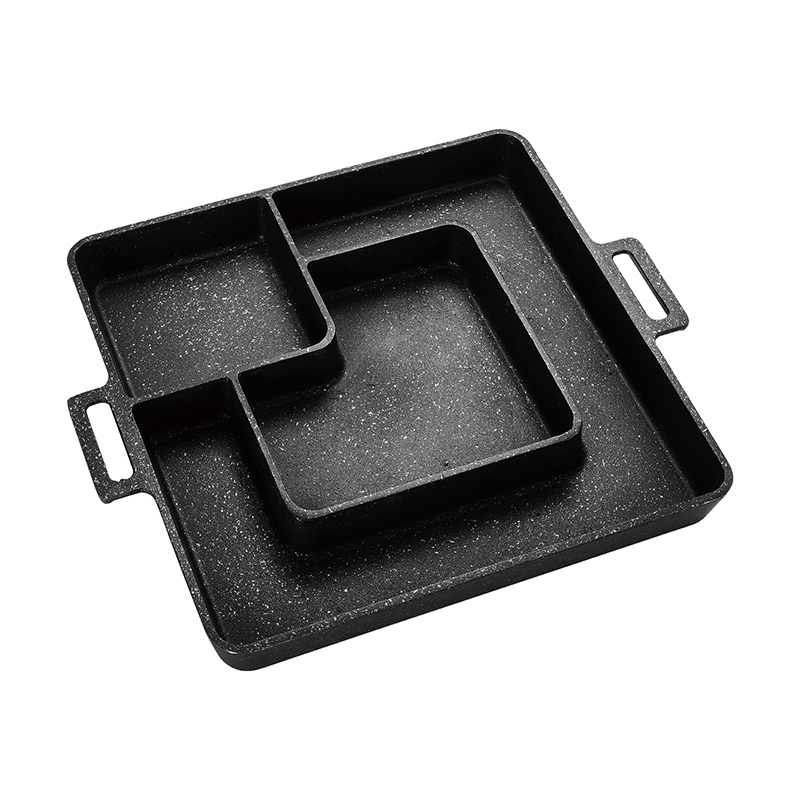 Induction cooker gas cheese pot Square baking pan A