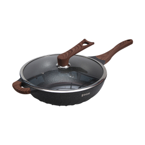 Induction cooker gas wok