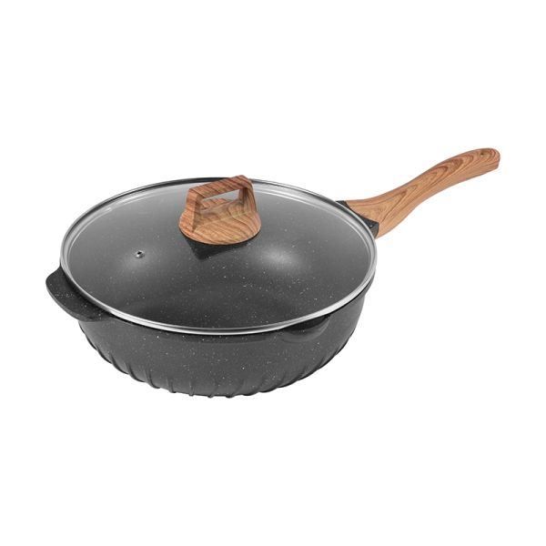 Induction cooker gas wok 