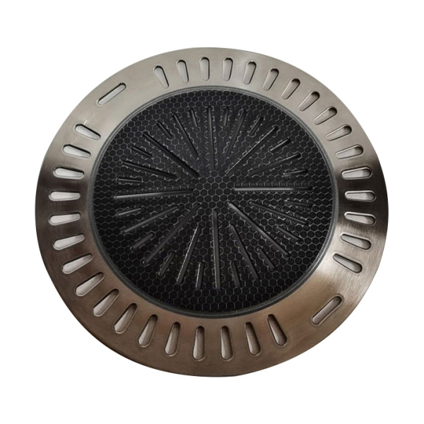 Round baking pan 295 diameter series Stainless steel black sunflower