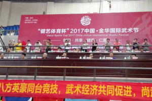 2017中国•金华国际武术节开幕式在金华体育中心举行隆重举行