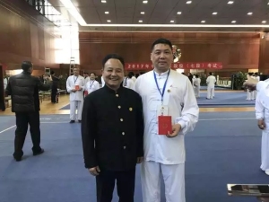 何建一晋升中国武术高段位7段