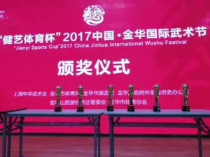 2017年中国·金华国际武术节获奖喜悦