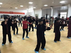 武义县举办太极八法五步公益培训班