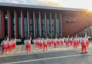 武义县武协组织世界健身气功日展演活动