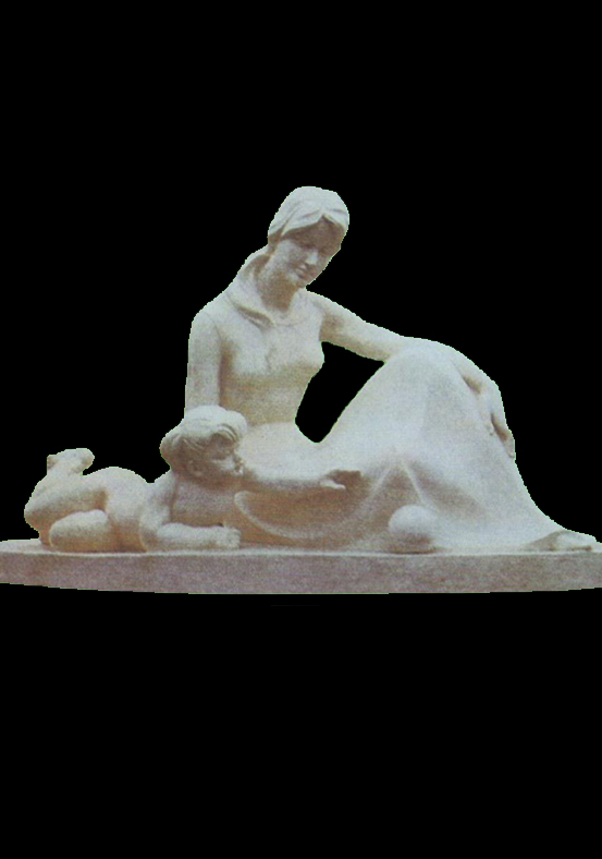 母與子（中国石雕8-2）