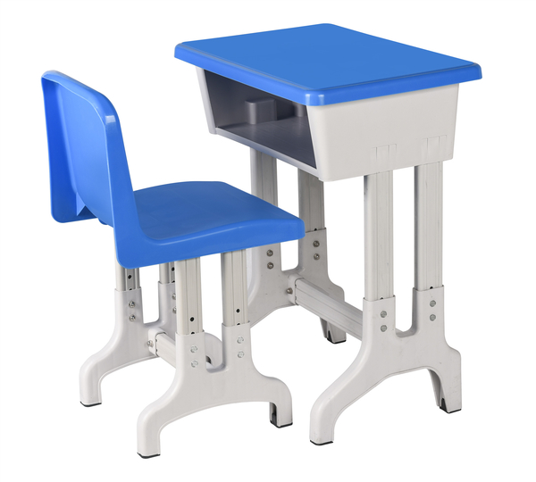 升降式单人课桌+椅 XT-116
