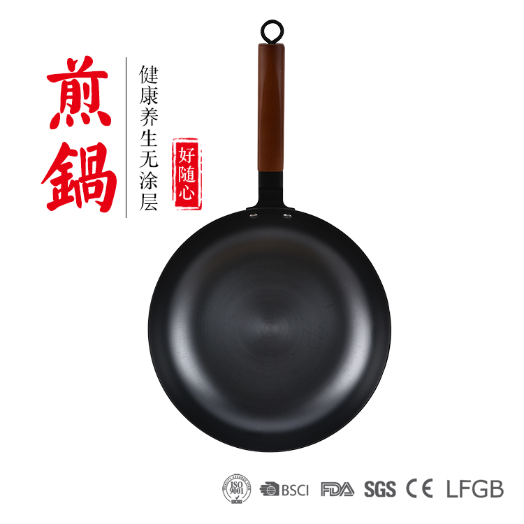 铸铁真不锈煎锅ZT-JP28