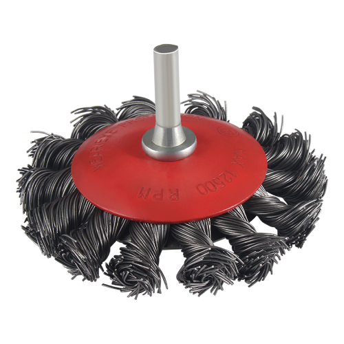 Shafted Bevel Brush, Twisted-YDM9014