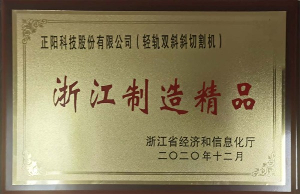 2020.12 Zhejiang Manufacturing Excellence