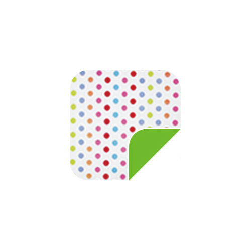 P008 White Dots/Green P008 White Dots/Green