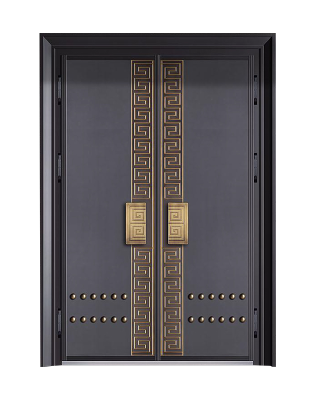 精雕铸铝门KKD-J02