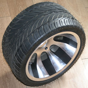 12x7.5 inch wheel & tyre 235/30-12GZY-LBH1275M&TYRE 235/30-12