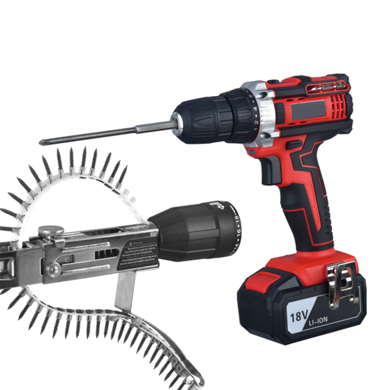 Professional cordless drill 18V with auto-feed screwsGZY 5805L