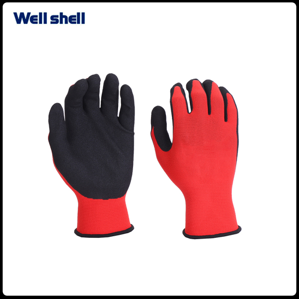 sandy nitrile coated work gloves WL-NSC102