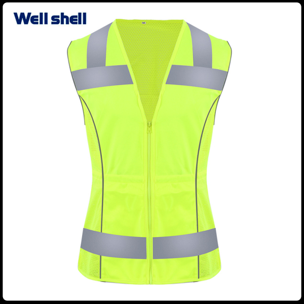 PPE safety equipment Reflective Strips Public Service High Visibility Safety Vest Running vest  WL-3003