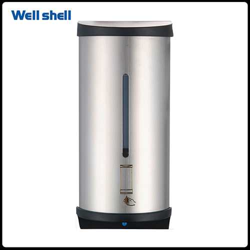 Wall-Mount Automatic Liquid Soap Dispenser  Large Capacity Polished Stainless Steel Finish ModelWL-2000 