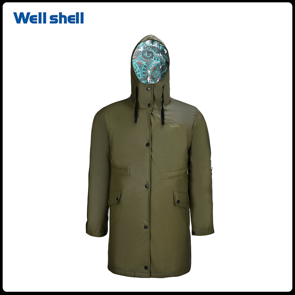 Men's Rain Jacket with HoodedWL-804