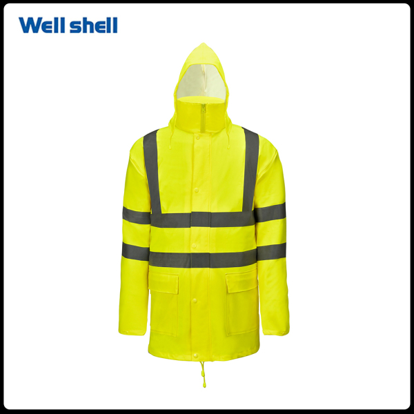 Well Shell Rain Suit For Men & Women Waterproof Heavy Duty Rain Gear Outdoor Work Fishing Jacket & Trouser Breathable Raincoats WL-800-1