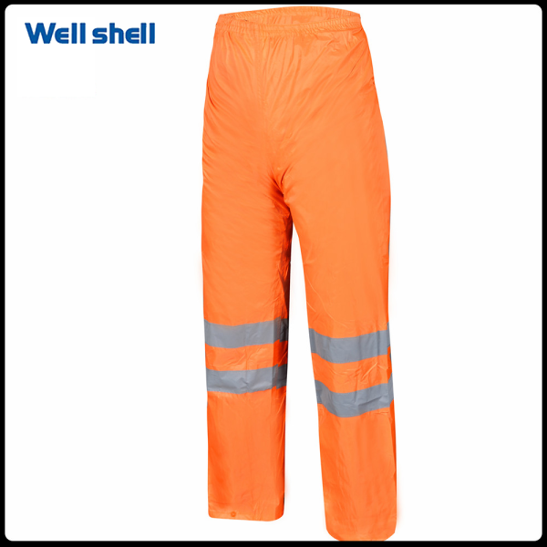 Well Shell brand Rain Suit for Men & Women,Waterproof Rain Jacket&Trouser Suit with Reflective Strip,All-Sport Raincoat Anti-storm WL-098