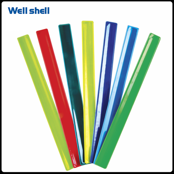 CE EN 71 Well Shell Reflective slap band WL-187