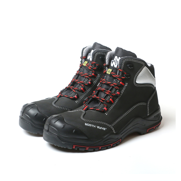 Safety boots manager brand safety shoes manufacturer leather safety shoes boots men work shoes black WL-8664