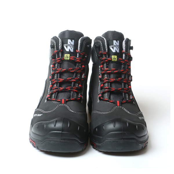 Safety boots manager brand safety shoes manufacturer leather safety shoes boots men work shoes black WL-8664