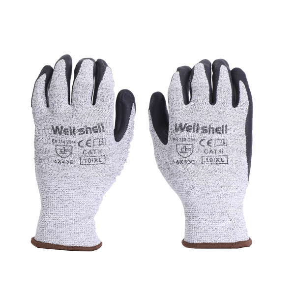 Cut Level C Foam Nitrile Gloves WL-NC404