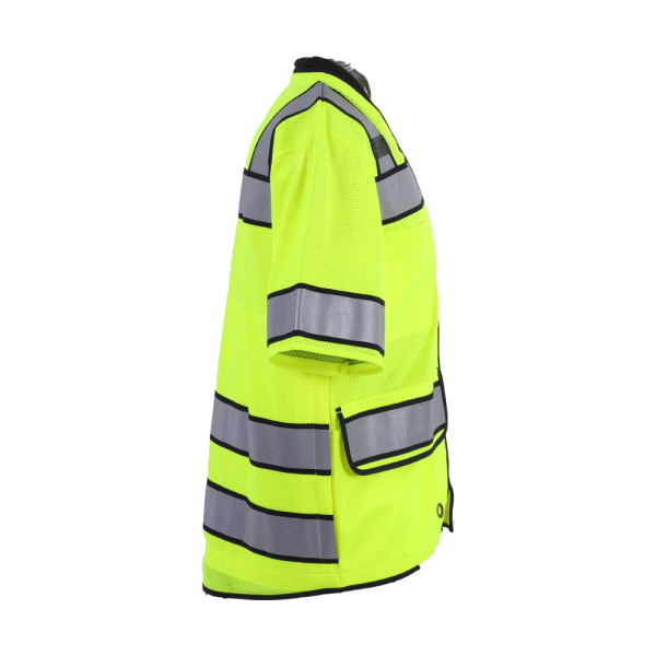 Unisex Surveyors Vest Class 3 Hi-Vis Safety Vest, 10 Pockets, ANSI/ISEA 107 Compliant WL-3012