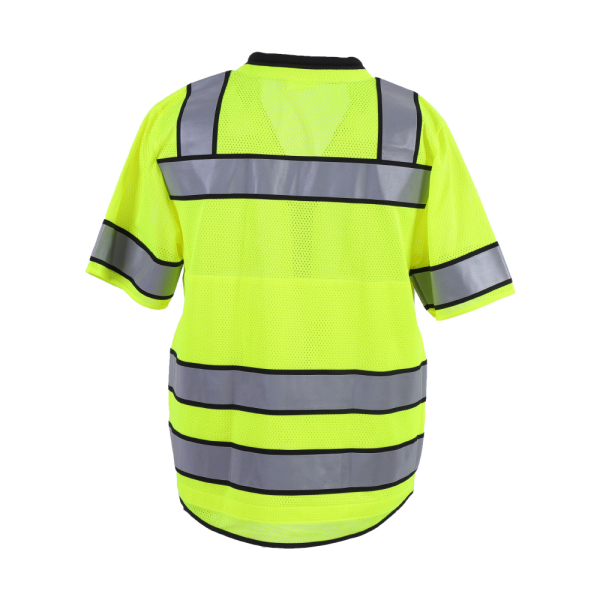 Unisex Surveyors Vest Class 3 Hi-Vis Safety Vest, 10 Pockets, ANSI/ISEA 107 Compliant WL-3012