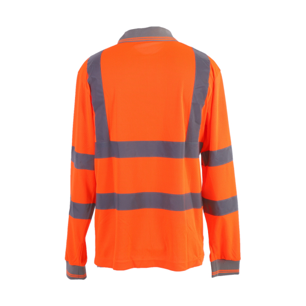 UV protected High Visibility Safety Reflective Polo Shirts Short Sleeve Work Shirts WL-3016