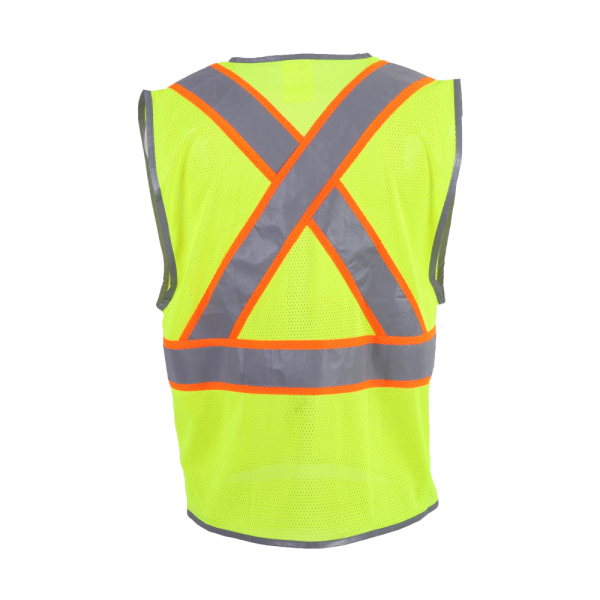 Well Shell ANSI Class 2 HiVis Contrast Viz-Cool Mesh Safety Vest Manufacture WL-3006