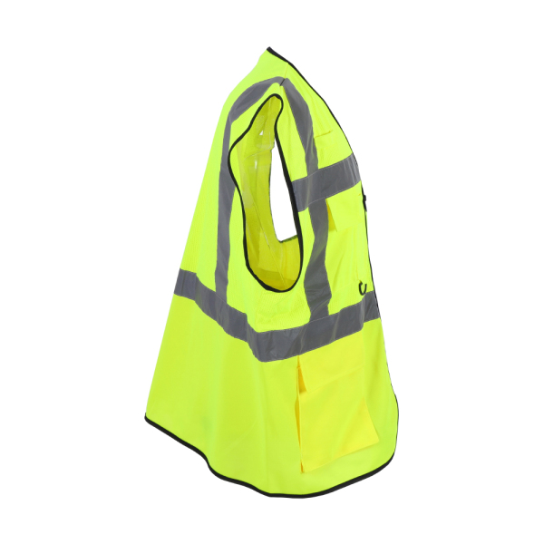 EN ISO 20471 tellow color high visibility  Reflective safety vest WL-3001