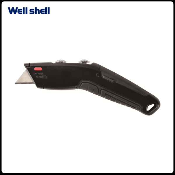 Well Shell Cute Box Cutter Knife Heavy Duty with 3 Blades WL-SC028