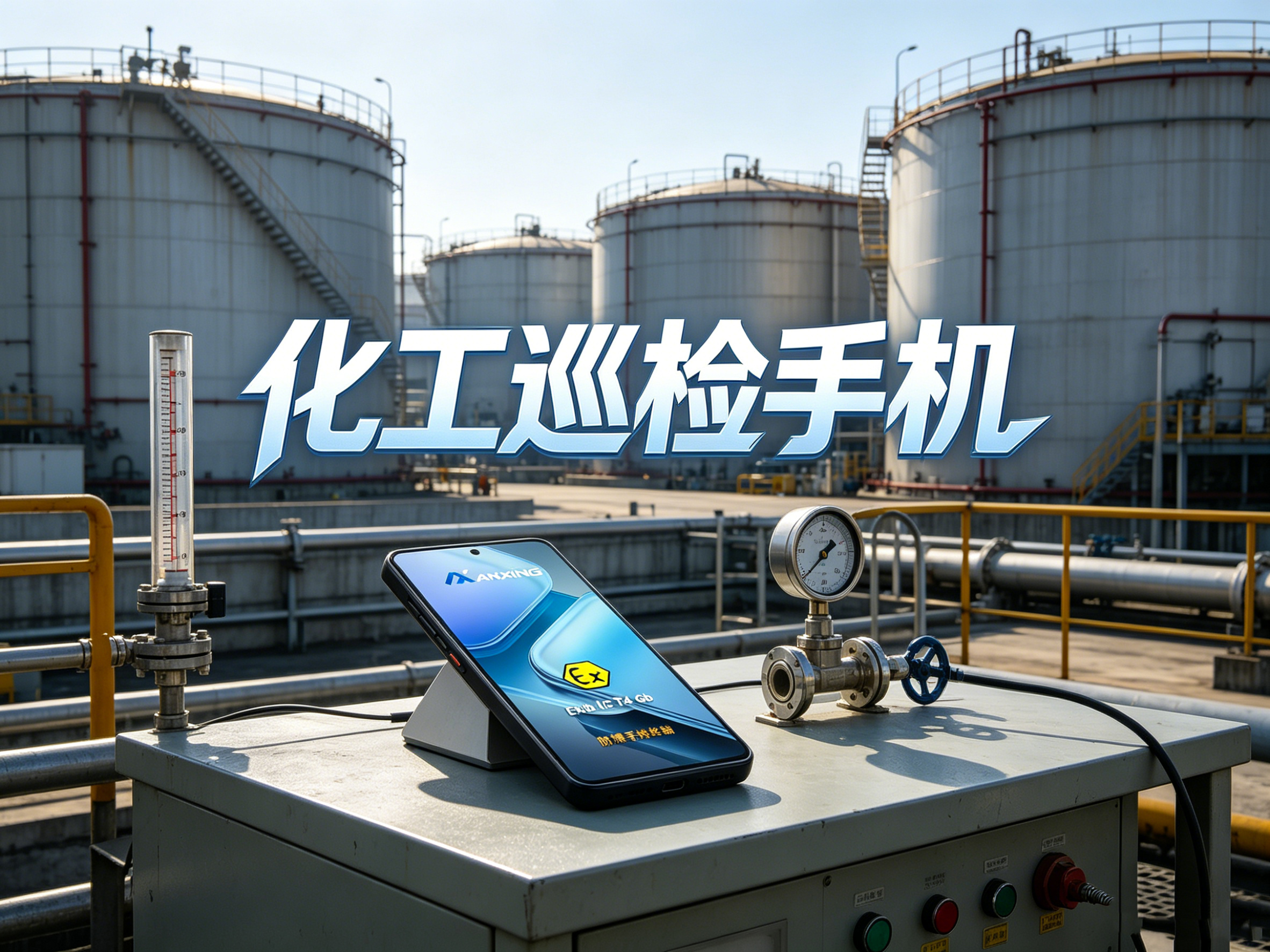 安兴电气化工巡检手机，适配化工全场景巡检