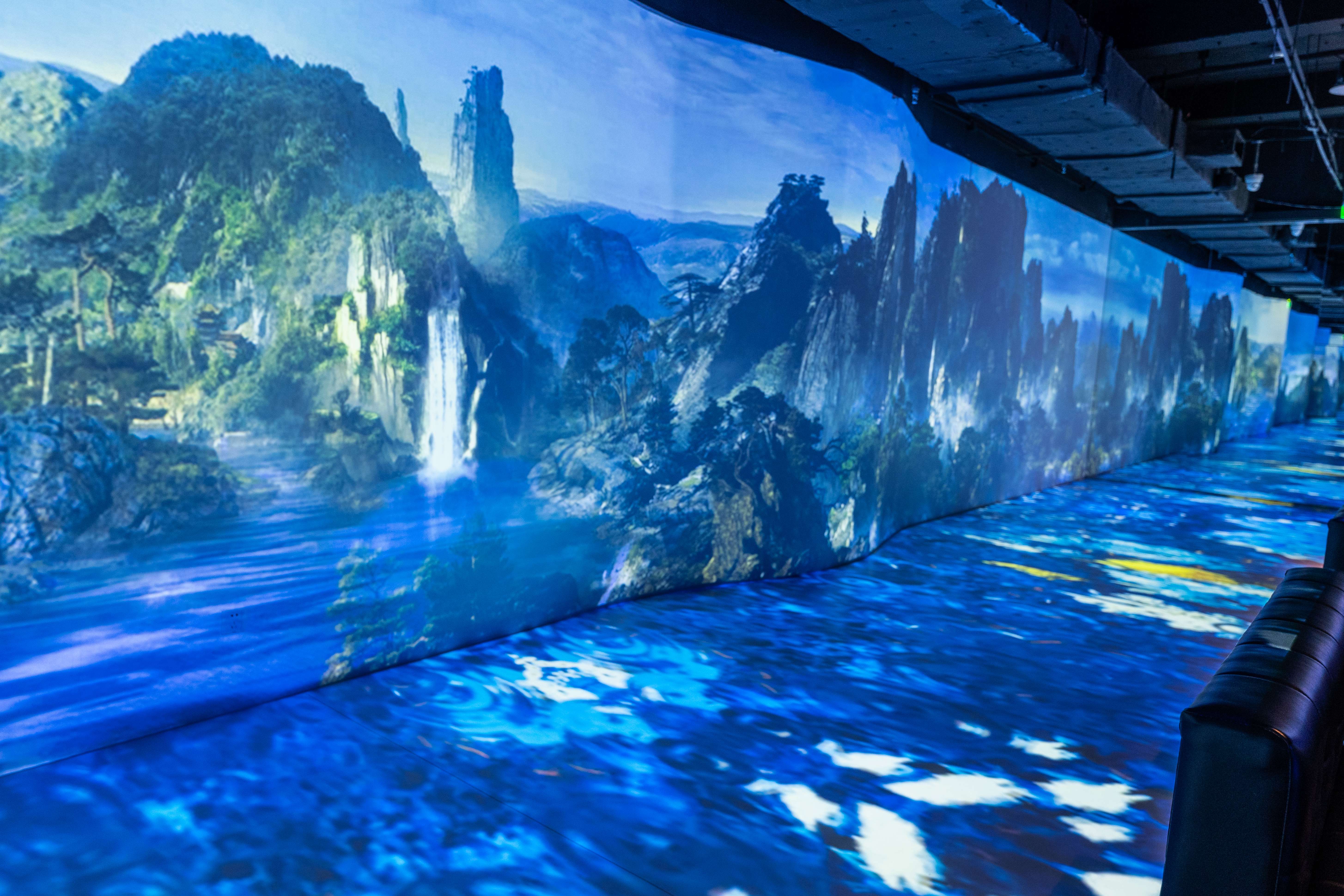 全息餐厅,投影餐厅,上海凡否,出山烧烤,全息婚宴厅,全息