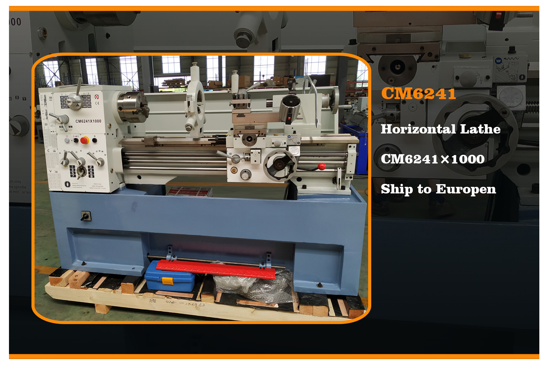 Horizontal Lathe CM6241×1000