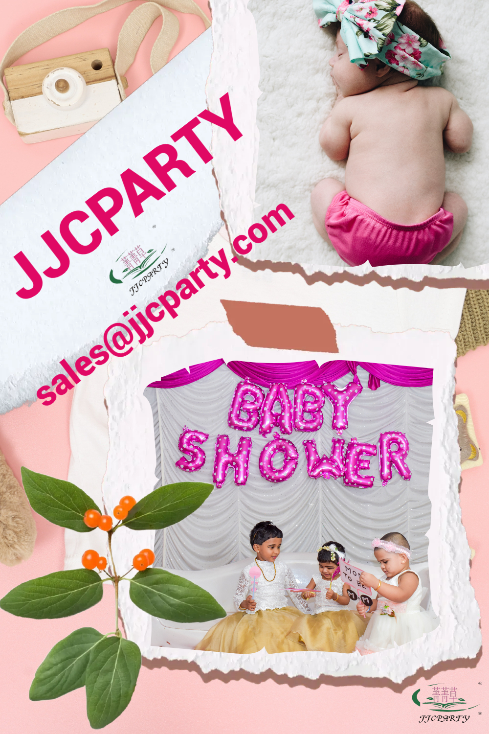 JINGJINGCAOPARTY DIY baby shower decorating ideas are cheap from Jjcparty