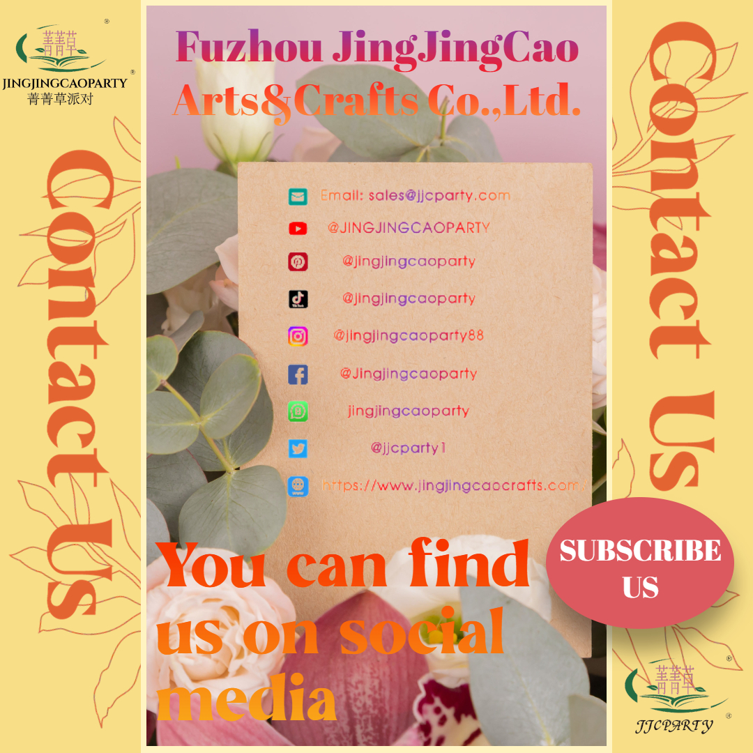 Fuzhou JingJingCao Arts&Crafts Co.,Ltd. is specialized in Festival party decorations and DIY hobby craft kits