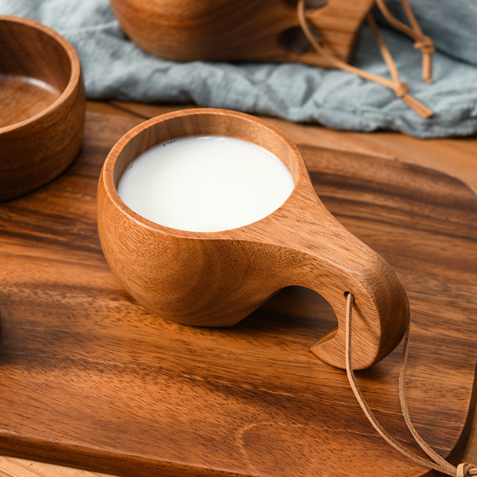 Wooden Finnish Kuksa CupC001