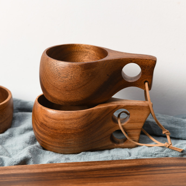 Wooden Finnish Kuksa Cup C001