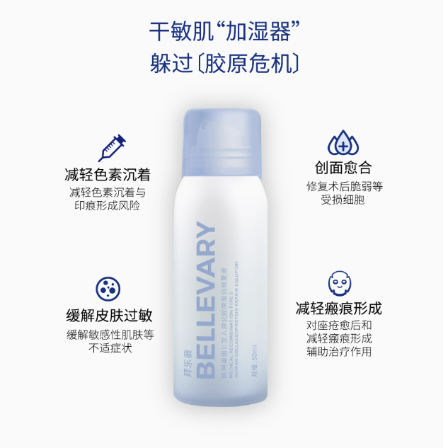 重组Ⅲ型人源化胶原蛋白修复液敏感术后50ml 50ml