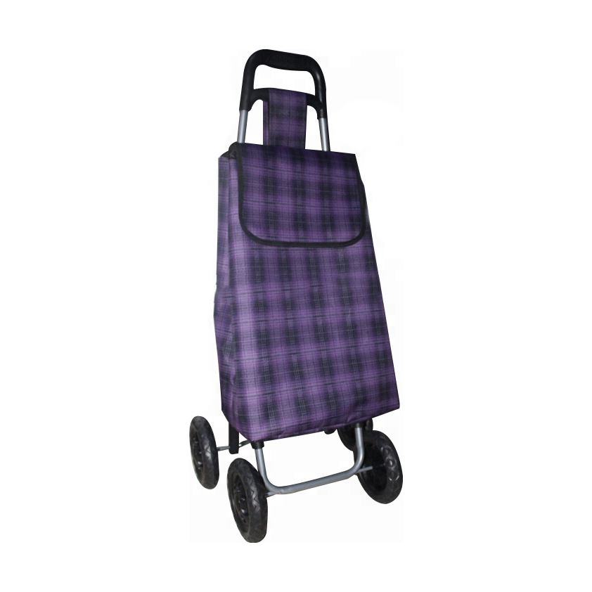 Four wheel  shopping trolley