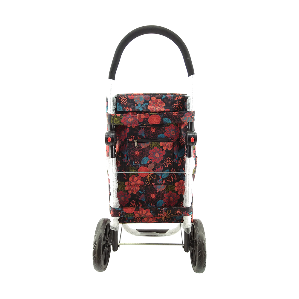 Foldable shopping trolley