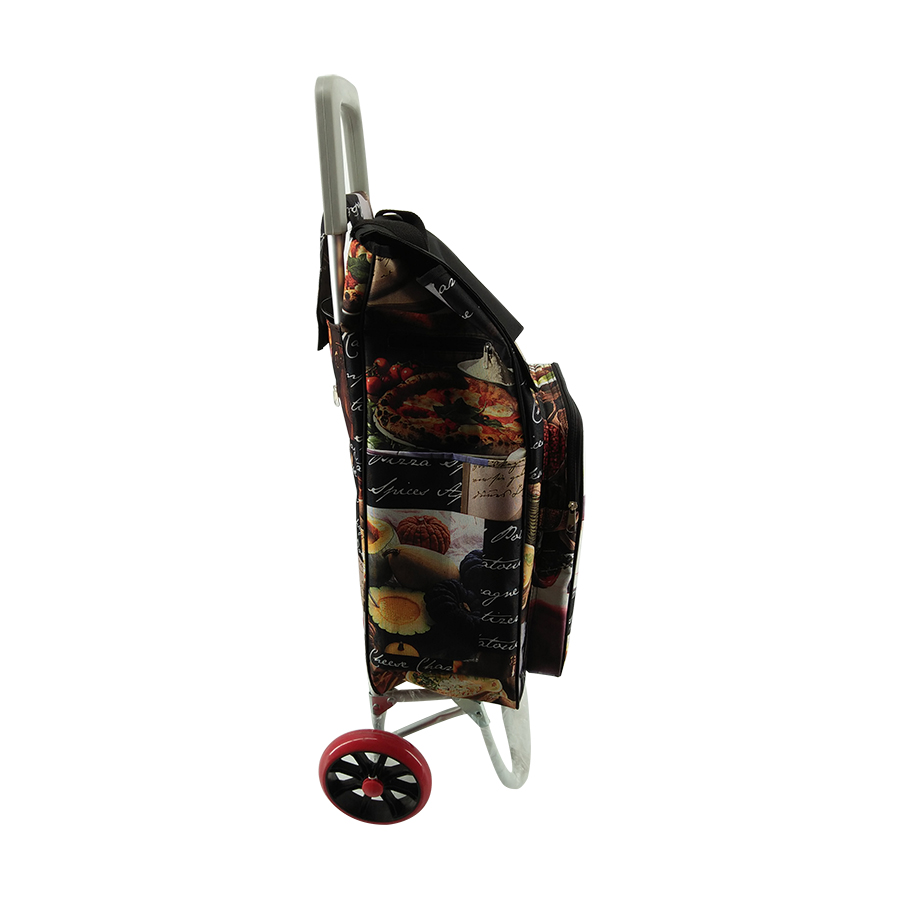 The extra pocket  shopping trolley