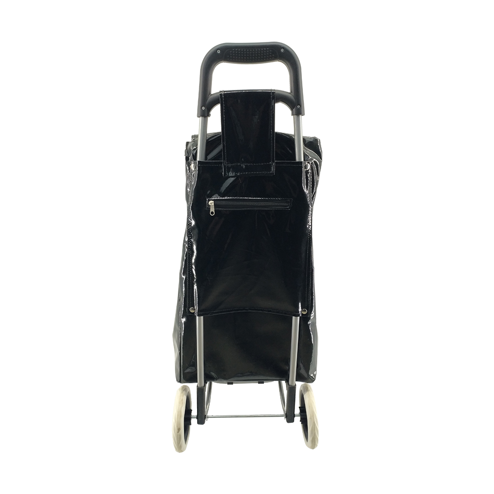 PVC Shiny fabric  shopping trolley