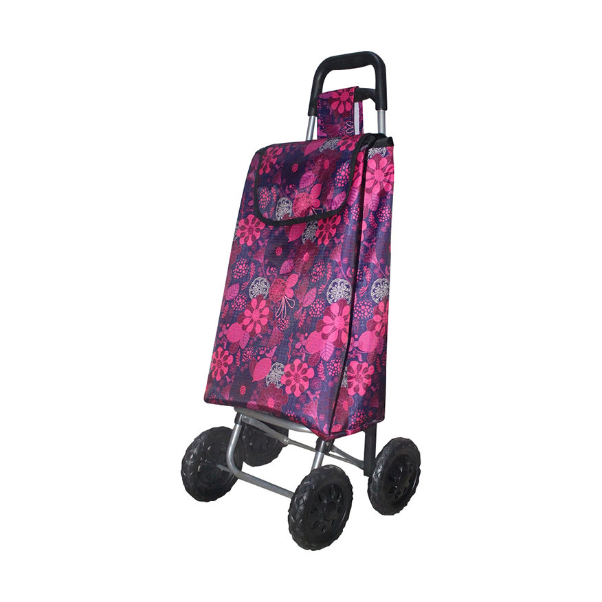 Four wheel  shopping trolley