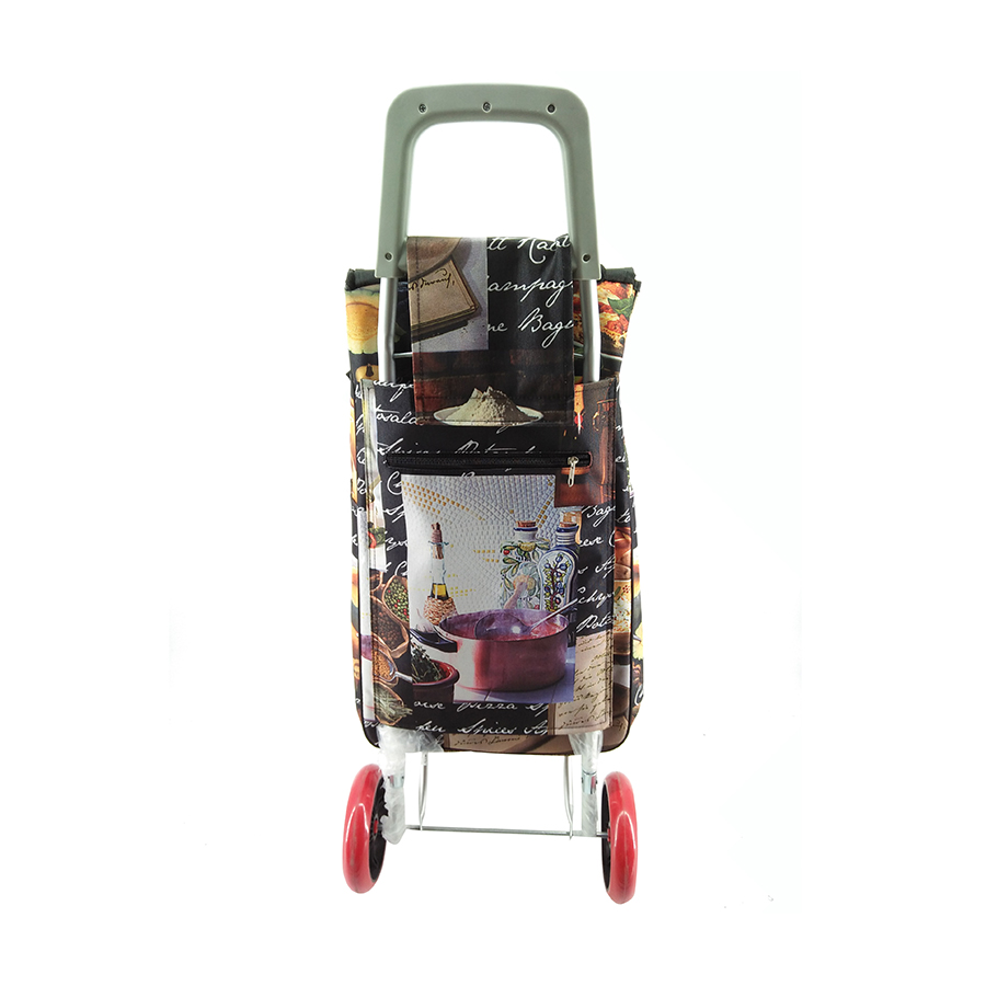 The extra pocket  shopping trolley