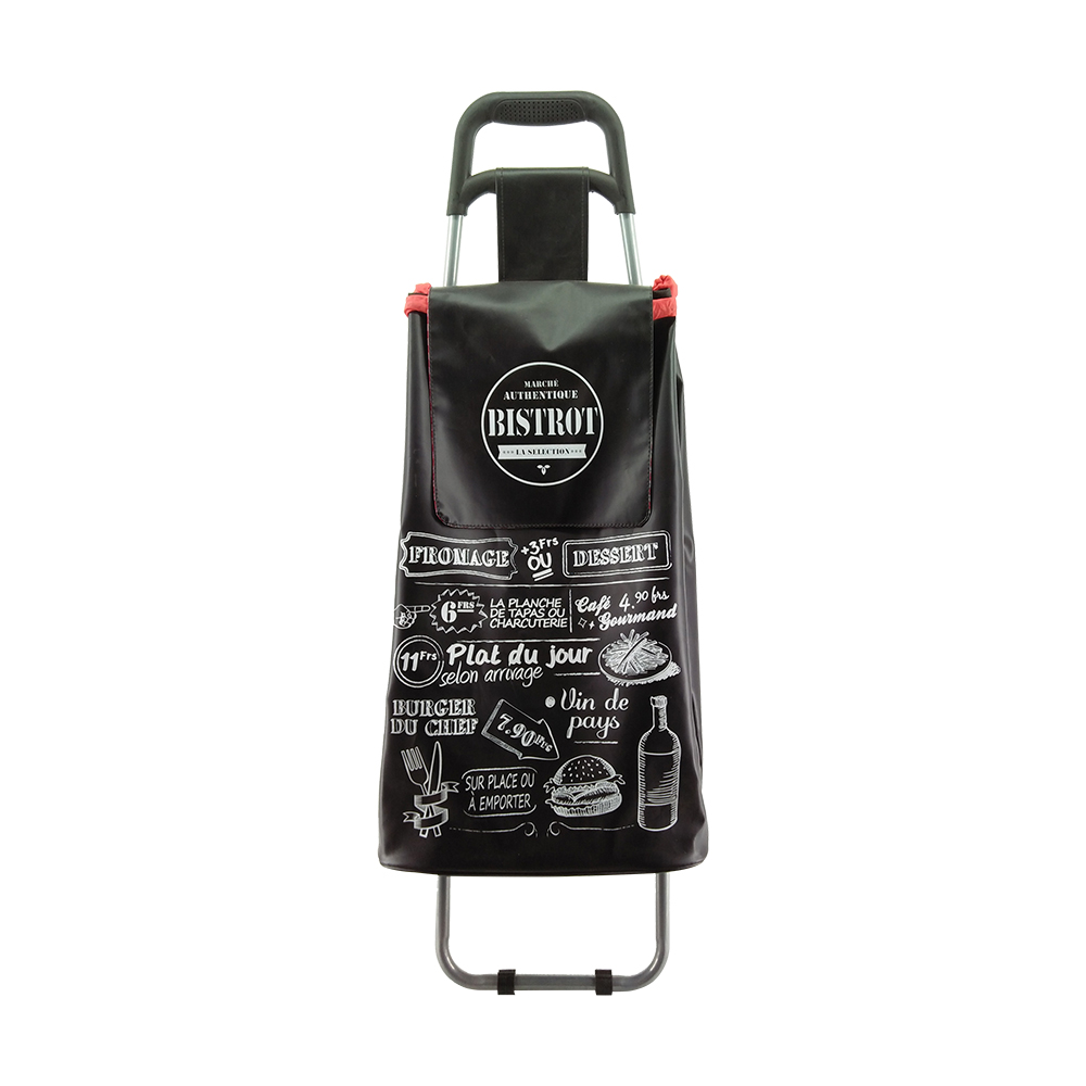 PVC Shiny fabric  shopping trolley