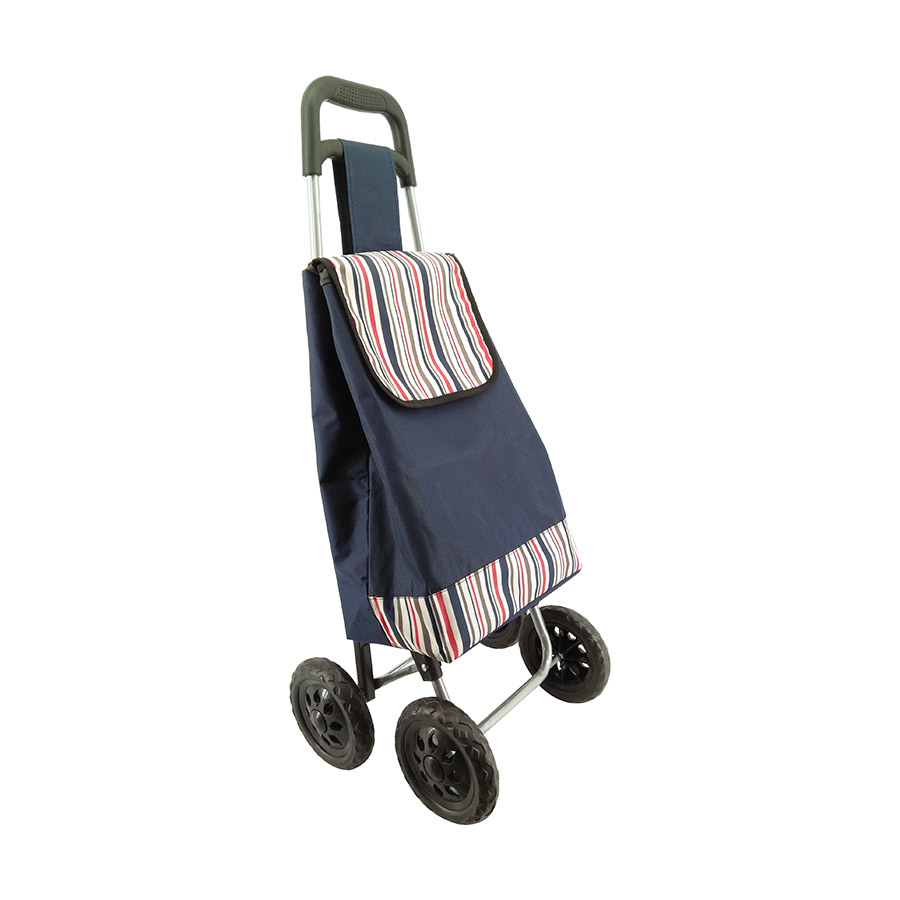 Four wheel  shopping trolley
